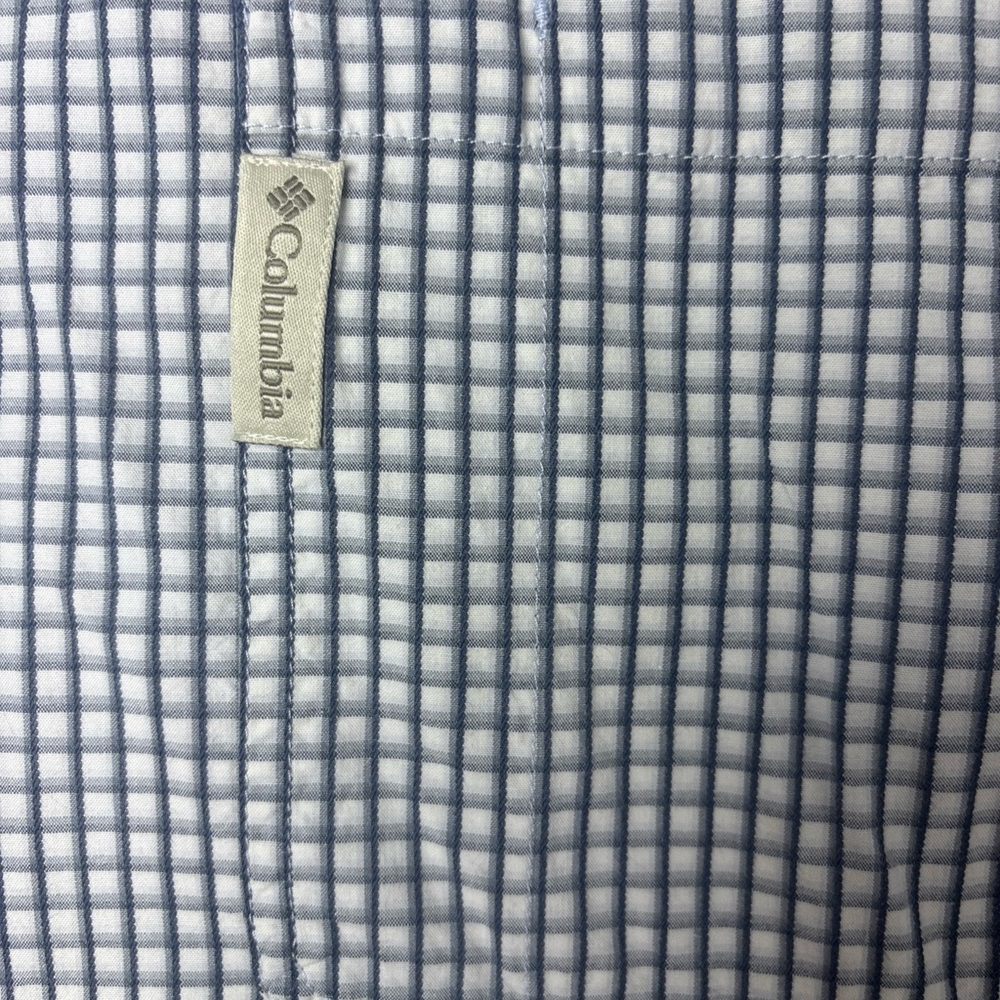 Columbia Men's Black and White Checkered‎ Shirt - Picture 5 of 10